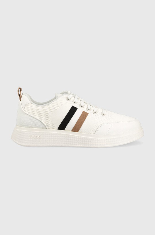 BOSS sneakersy Bulton Runn It imitacja skóry licowej biały 50474953.100