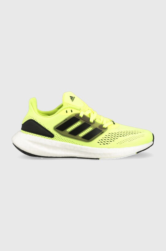 Bežecké topánky adidas Performance Pureboost 22 textilný žltá HQ1450