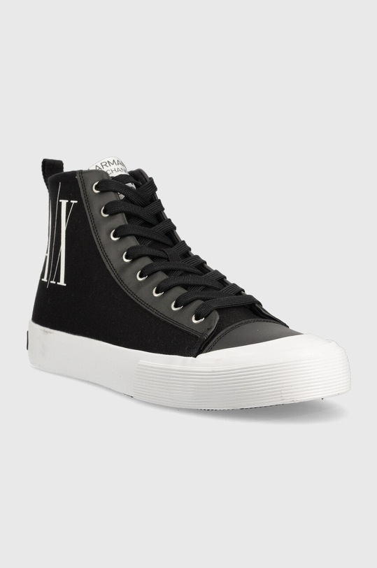 Високи кецове Armani Exchange XUZ039.XV591.00002 черен AA00