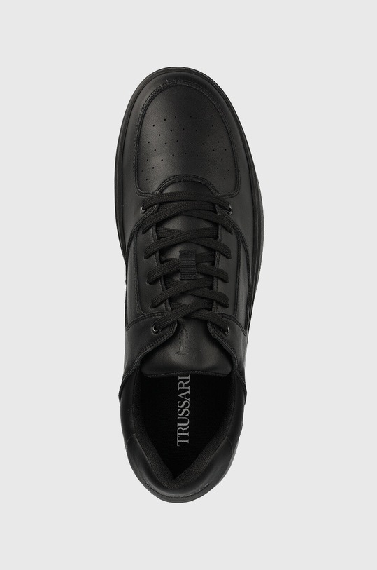 Kožené sneakers boty Trussardi Perlite Basket Low černá 77A00463.9Y099998.K717