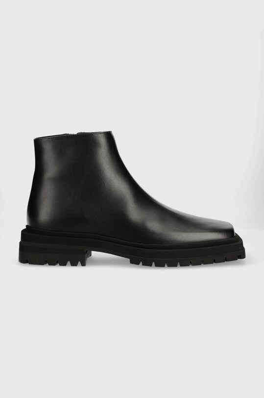 Кожени обувки Trussardi Zephyr Ankle без изолация черен 77A00447.2P000194.K299