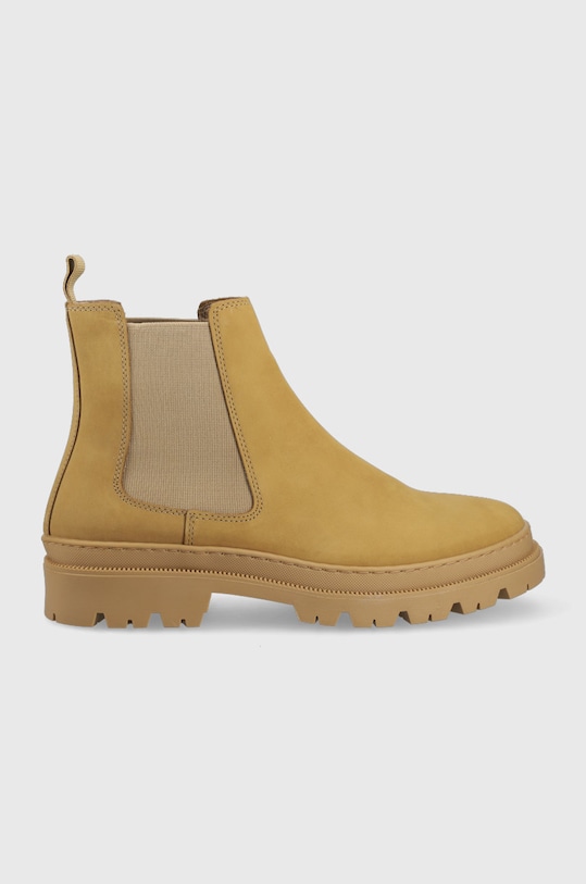 Aldo botine din piele intoarsa Alencia casual bej ALENCIA.251