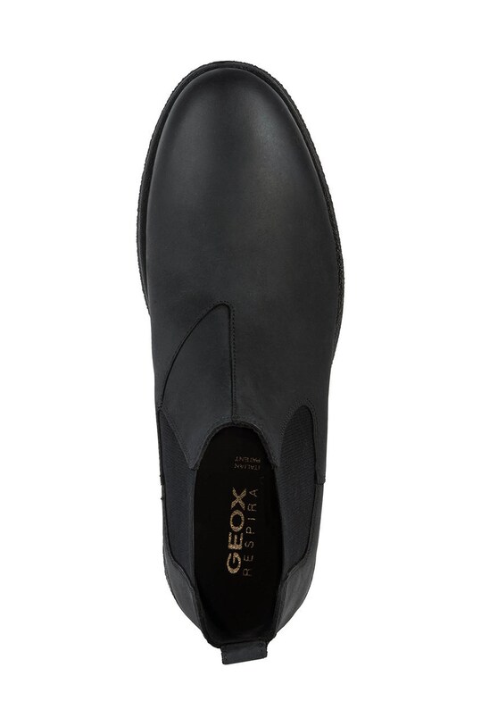 Geox pantofi de piele intoarsa Uomo Claudio U2658A.000CL.C9999 negru