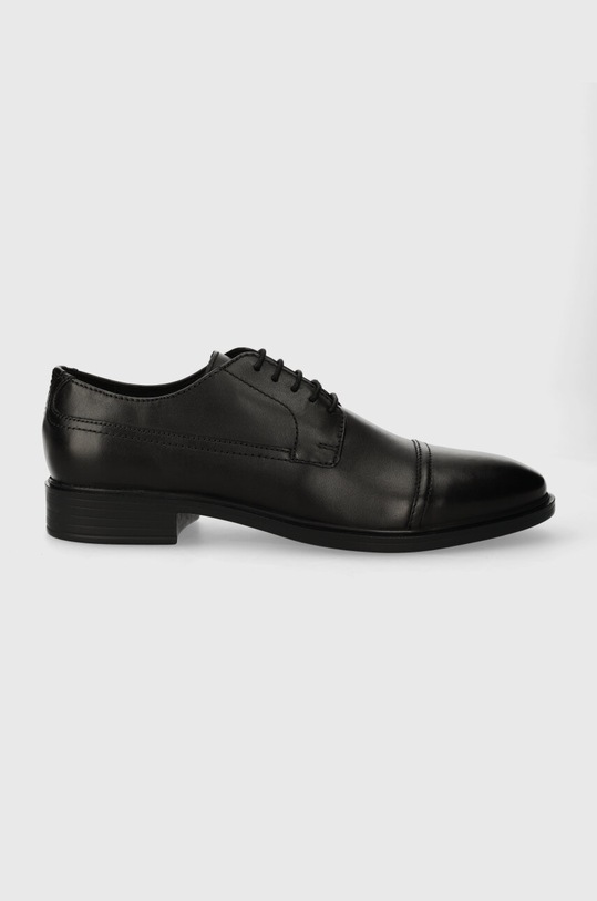 Geox półbuty skórzane U GLADWIN eleganckie czarny U024WB.00043.C9999