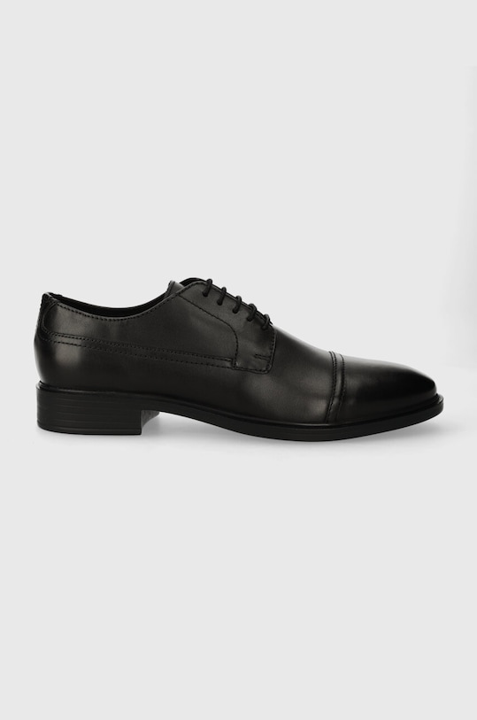 Geox półbuty skórzane U GLADWIN eleganckie czarny U024WB.00043.C9999