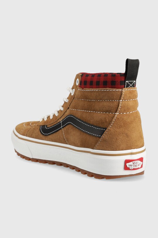 Obuwie Vans trampki skórzane SK8-Hi VN0A5HZYY491 brązowy
