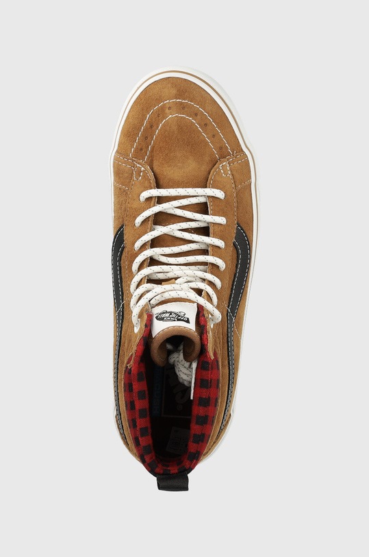 Vans bőr sneaker SK8-Hi barna VN0A5HZYY491