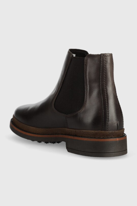Încălțăminte U.S. Polo Assn. ghete chelsea de piele Yann YANN001M.BL1.DBR002 maro