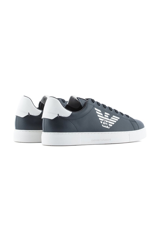 Obuwie Emporio Armani sneakersy skórzane X4X554.XF663.00120 granatowy