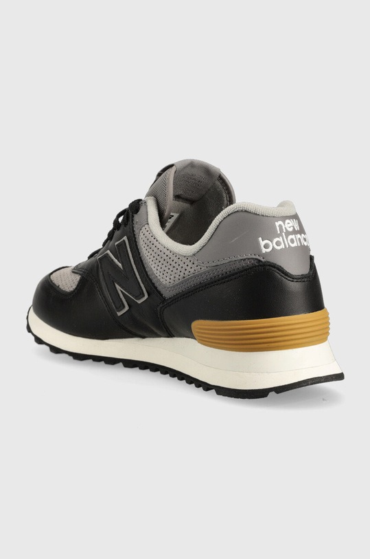 Obuwie New Balance sneakersy skórzane ML574EX2 ML574EX2 czarny