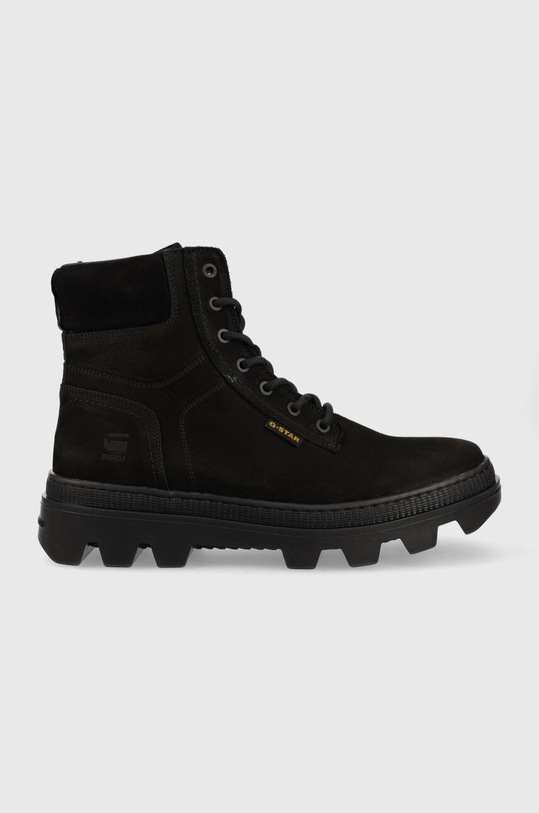 G-Star cizme din piele întoarsă Noxer casual negru 2242020814.BLK