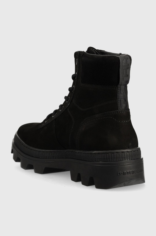 Încălțăminte G-Star cizme din piele întoarsă Noxer 2242020814.BLK negru