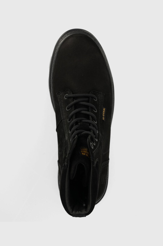 G-Star cizme din piele întoarsă Noxer negru 2242020814.BLK