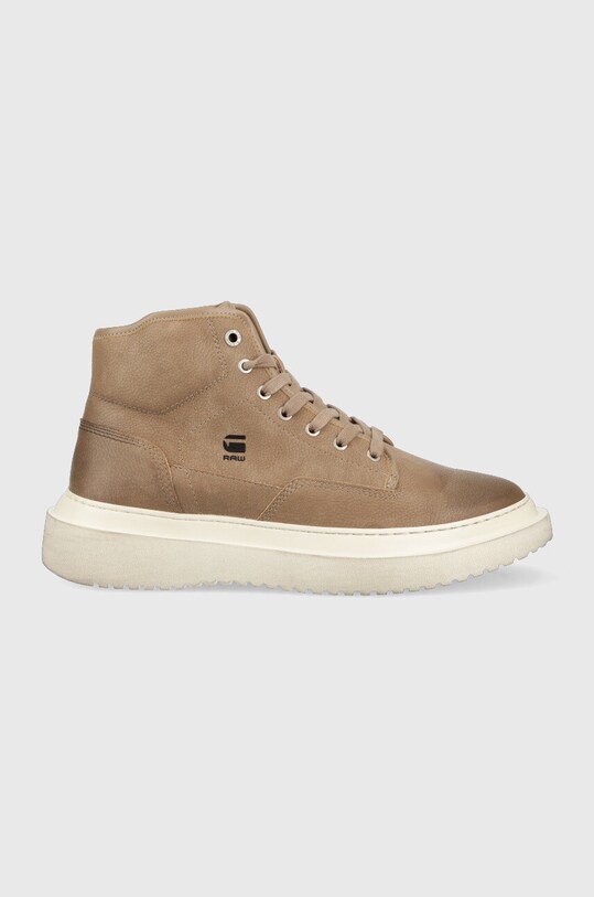 G-Star sneakersy Dexter Mid tekstylny brązowy 2242048701.TPE