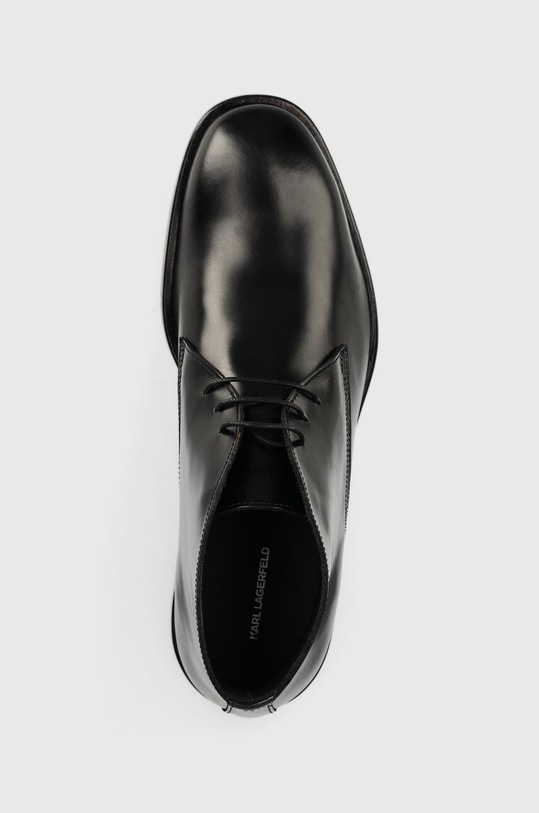 Karl Lagerfeld półbuty skórzane URANO czarny KL12246.000