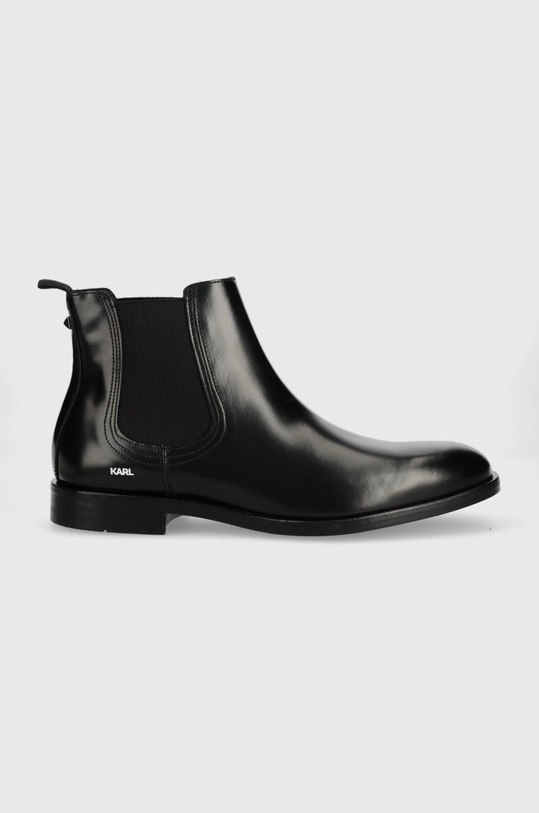 Karl Lagerfeld sztyblety skórzane URANO IV skóra licowa czarny KL12260.000