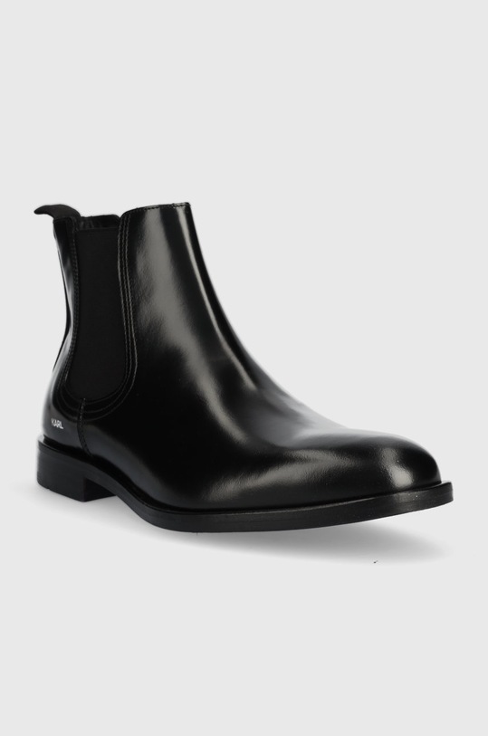 Karl Lagerfeld sztyblety skórzane URANO IV KL12260.000 czarny AW22