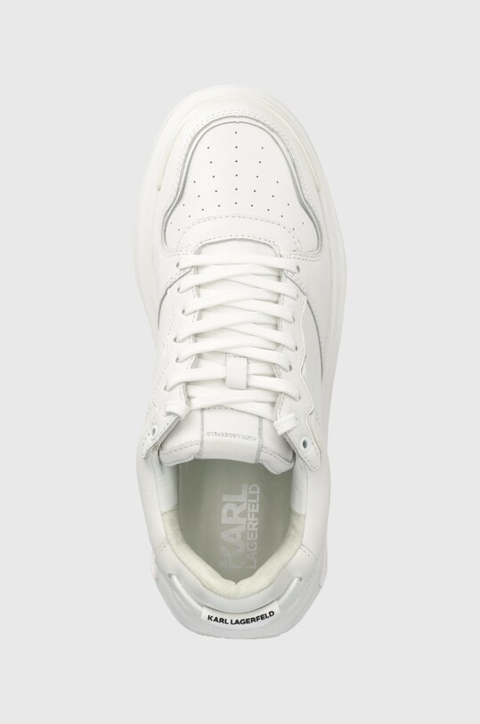 Karl Lagerfeld sneakers din piele Elektro alb KL52020.01W