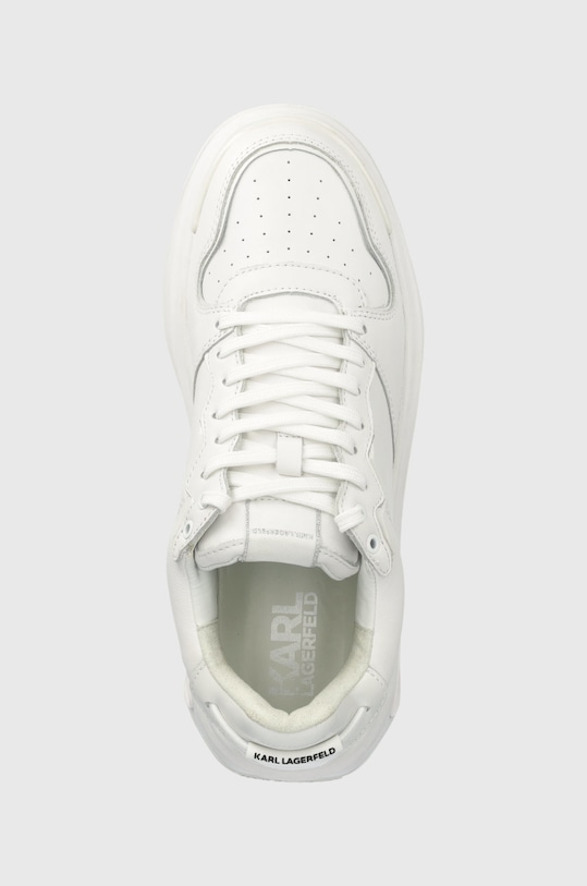 Karl Lagerfeld sneakersy skórzane ELEKTRO biały KL52020.01W