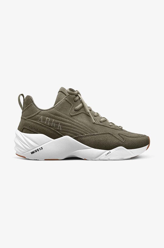 Arkk Copenhagen sneakersy zamszowe niska zielony CR6103.0005.M