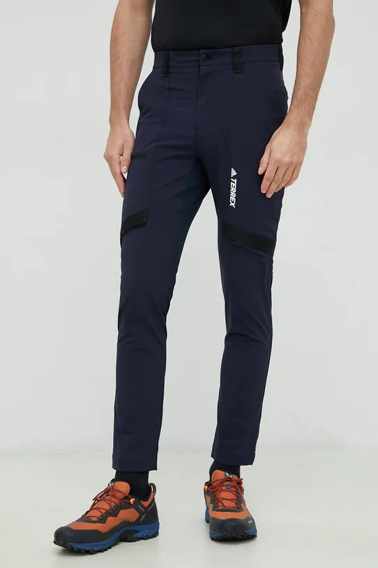 adidas TERREX spodnie outdoorowe Zupahike tkanina granatowy HH9238