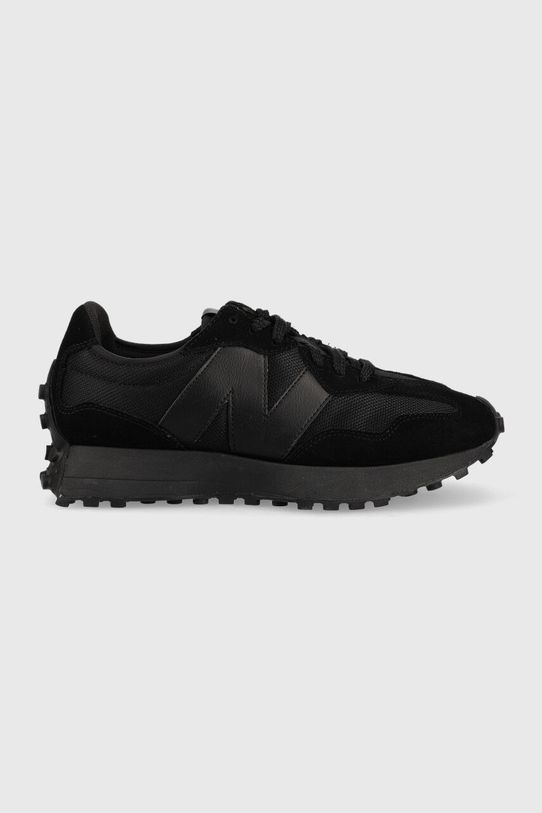 Αθλητικά New Balance Ms327ctb δέρμα σαμουά μαύρο MS327CTB