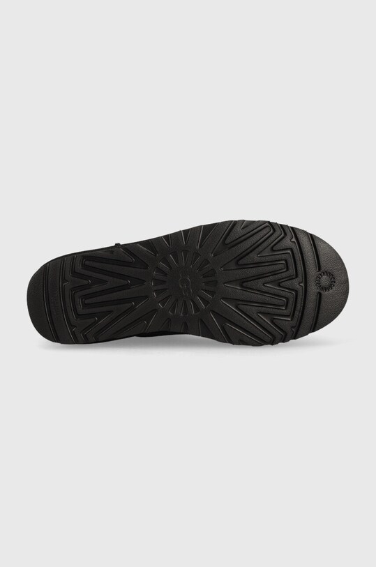 UGG śniegowce zamszowe Classic Ultra Mini 1137391.BLK czarny