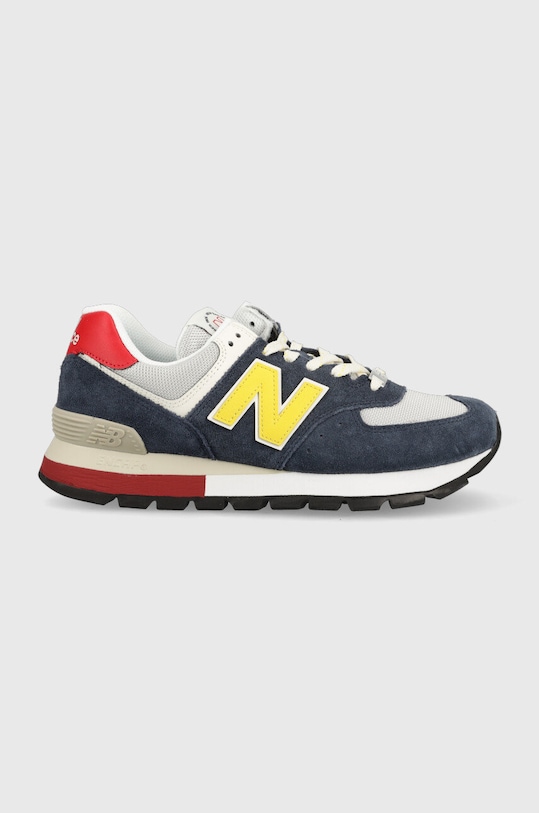 Sneakers boty New Balance Ml574dvr semišová kůže námořnická modř ML574DVR