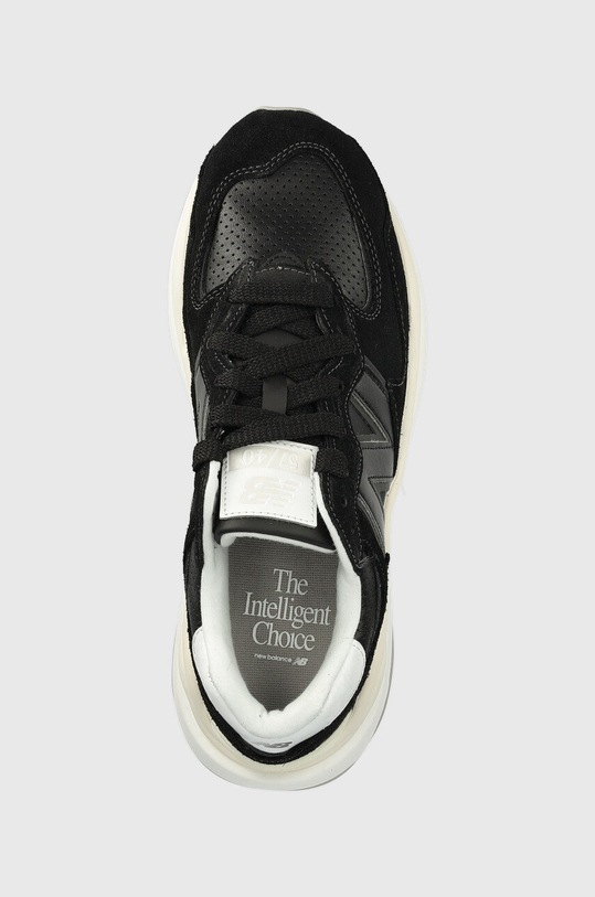 New Balance sneakersy skórzane M5740SLB czarny M5740SLB