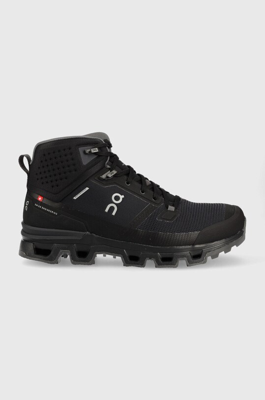Παπούτσια On-running Cloudrock 2 Waterproof συνθετικό μαύρο 6398613