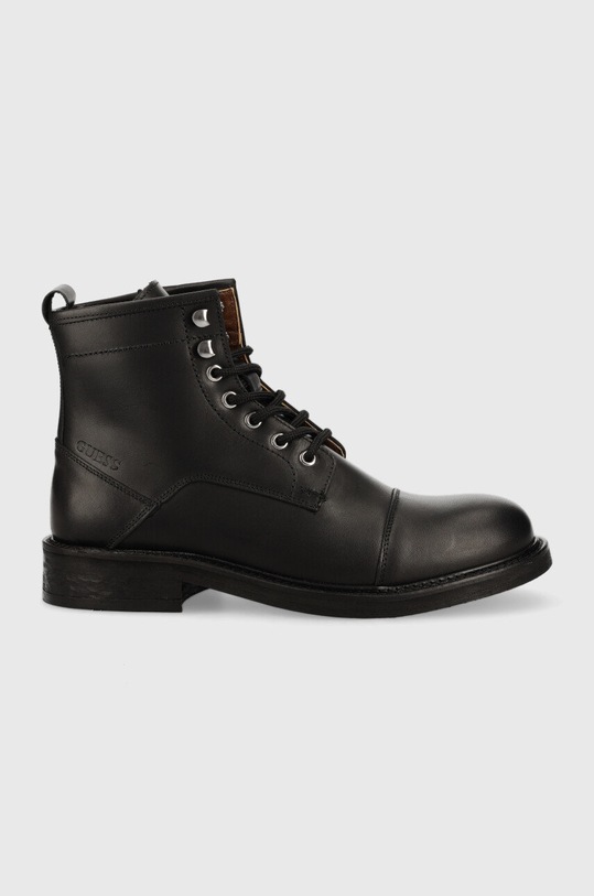 Guess buty skórzane Arco Lace Up skóra licowa czarny FM8ALU.LEA10.BLACK