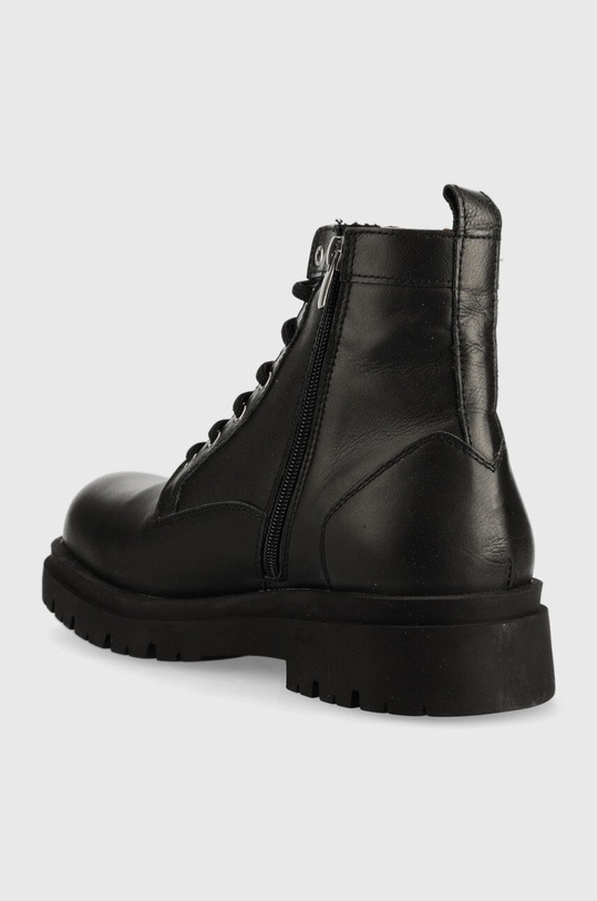 Obuwie Guess trapery skórzane FM8PIS.LEA10.BLACK czarny