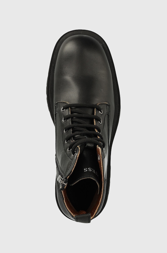 Guess trapery skórzane czarny FM8PIS.LEA10.BLACK