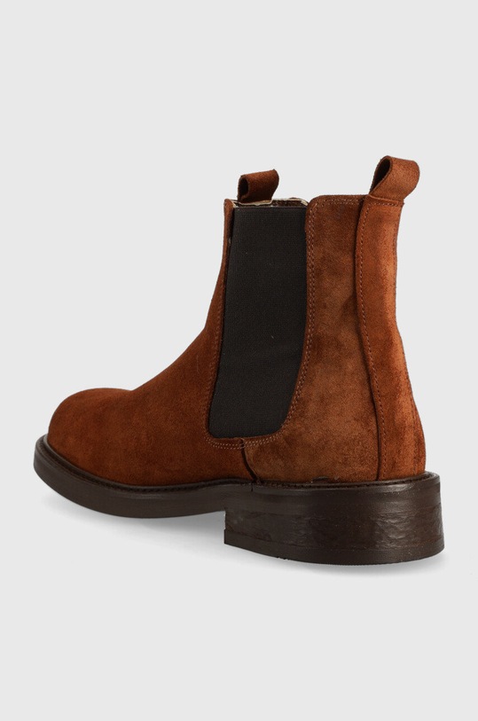Obuwie Guess sztyblety zamszowe arco chelsea FM8ARC.SUE10.COFFE brązowy