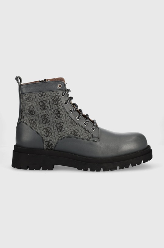 Guess buty Pisa skóra licowa szary FM8PIS.FAL10.COAL