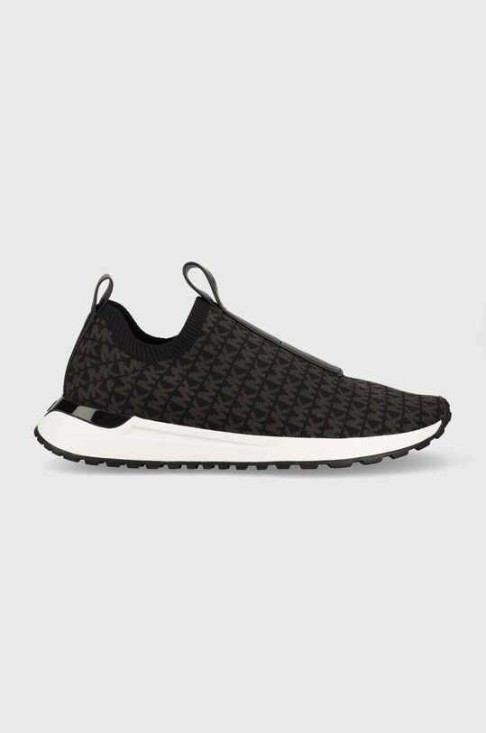 Michael Kors sneakersy Miles imitacja skóry licowej czarny 42F2MIFP2D.001