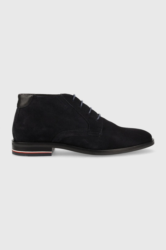 Tommy Hilfiger półbuty zamszowe eleganckie granatowy FM0FM04174.DW5