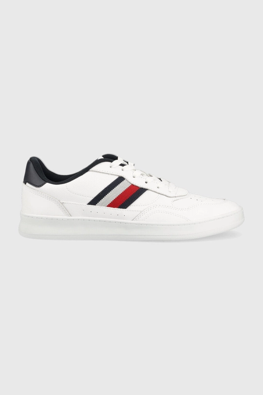 Sneakers boty Tommy Hilfiger Planet friendly bílá FM0FM04316.YBR