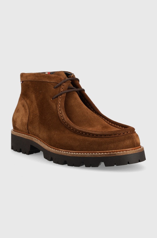 Tommy Hilfiger buty zamszowe FM0FM04368.GW0 brązowy AW22