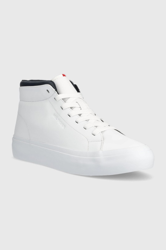 Tommy Hilfiger sneakersy skórzane FM0FM04172.YBR biały AW22
