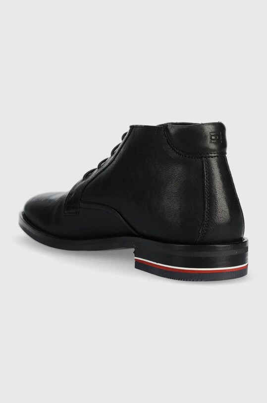 Încălțăminte Tommy Hilfiger pantofi de piele Signature FM0FM04176.BDS negru