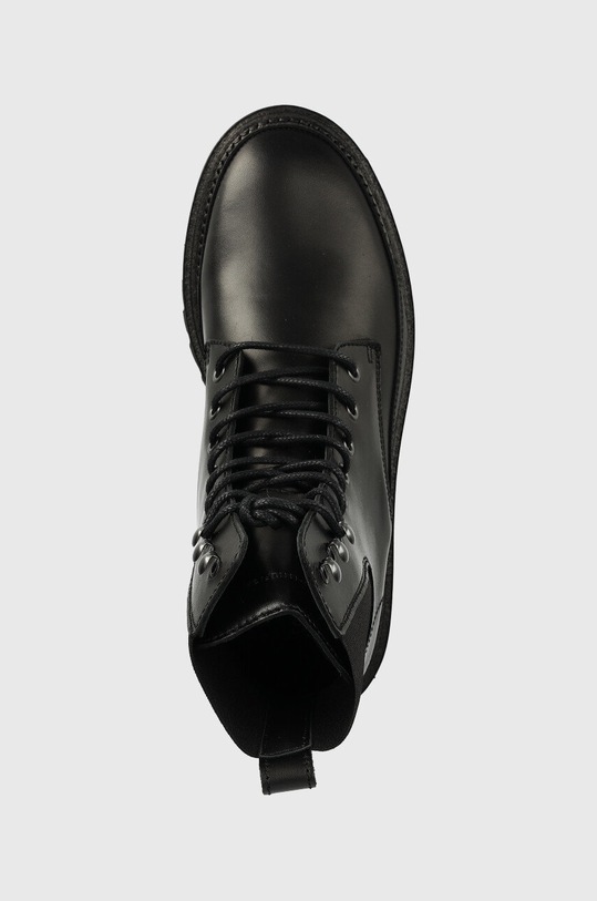 Tommy Hilfiger bőr bakancs fekete FM0FM04187.BDS