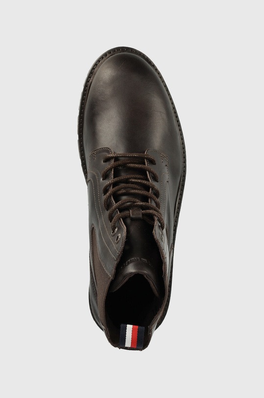 Tommy Hilfiger trzewiki skórzane brązowy FM0FM04204.GT6