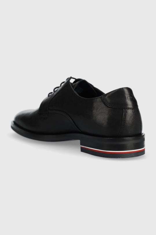 Boty Kožené polobotky Tommy Hilfiger Signature Hilfiger Lth Shoe FM0FM04216.BDS černá