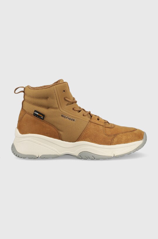 Tommy Hilfiger sneakersy tekstylny beżowy FM0FM04251.GWJ