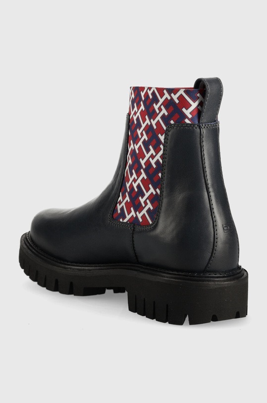 Obuwie Tommy Hilfiger sztyblety skórzane FM0FM04369.DW5 granatowy