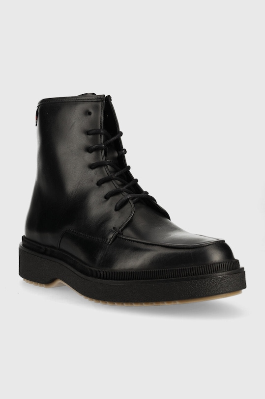 Tommy Hilfiger trzewiki skórzane FM0FM04194.BDS czarny AW22