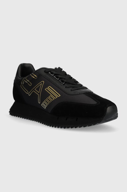 EA7 Emporio Armani sneakers din piele Vintage X8X101.XK257.M701 negru AW23