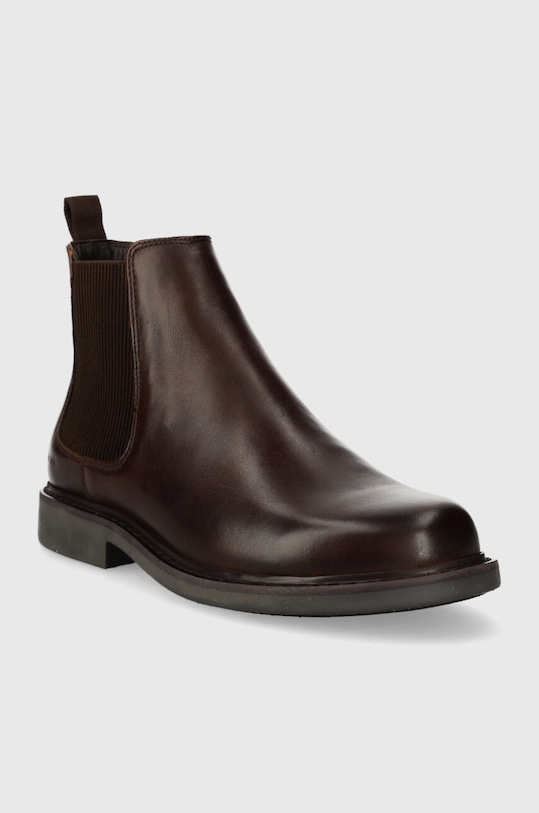 Levi's stivaletti chelsea in pelle Amos Chelsea D7052.0002.29 marrone AW23