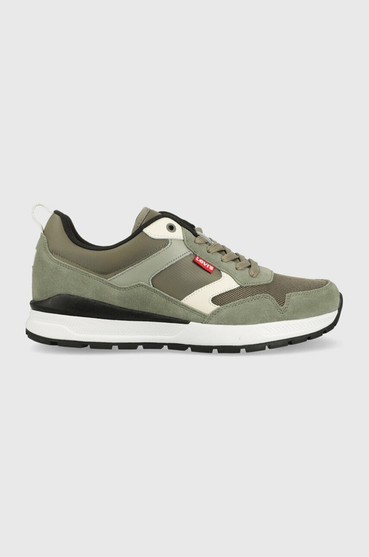 Sneakers boty Levi's Oats Refresh semišová kůže zelená D6572.0009.37